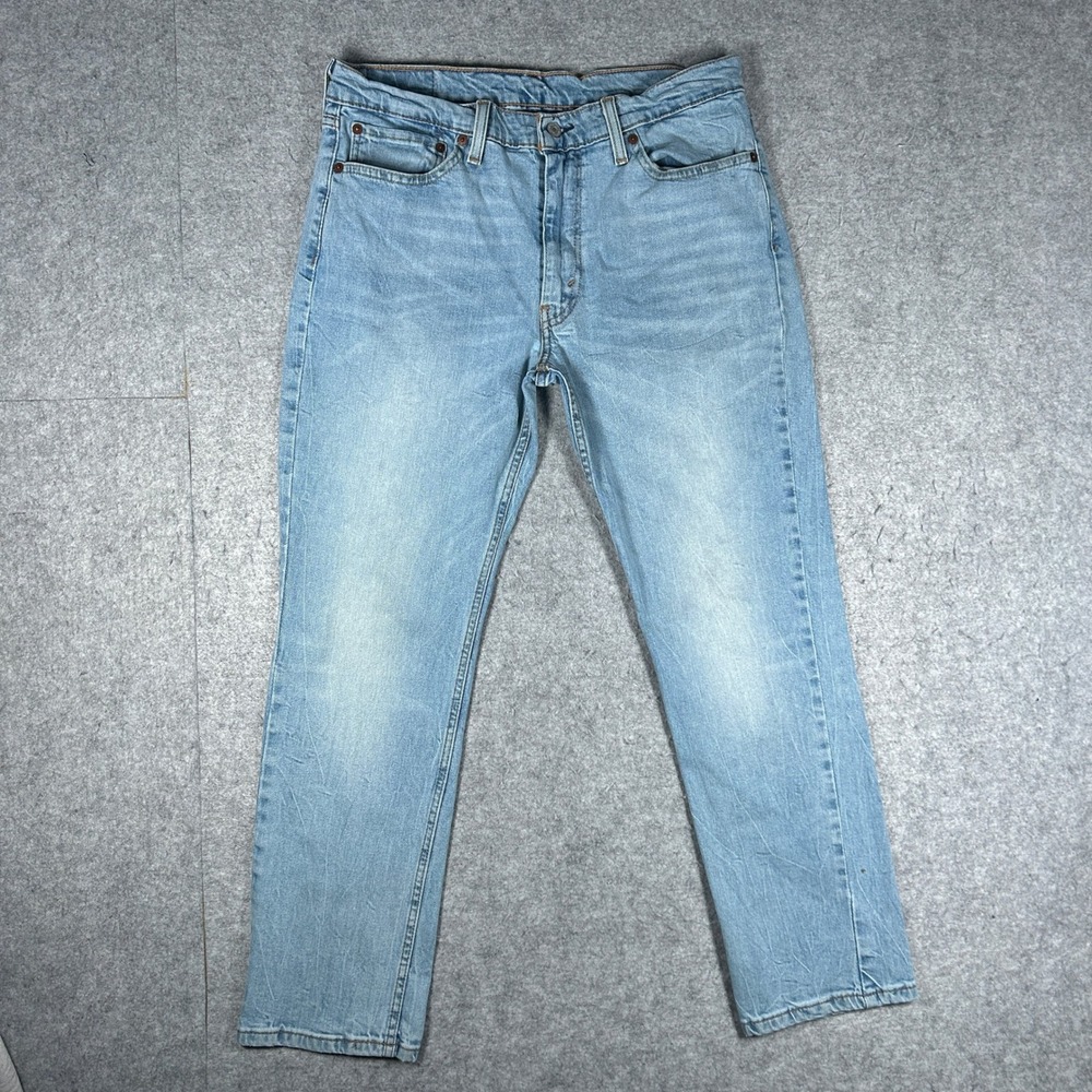 Levi's Denim Jeans Mens 36x30 Light Wash 511 Slim Fit Casual Classic Everyday